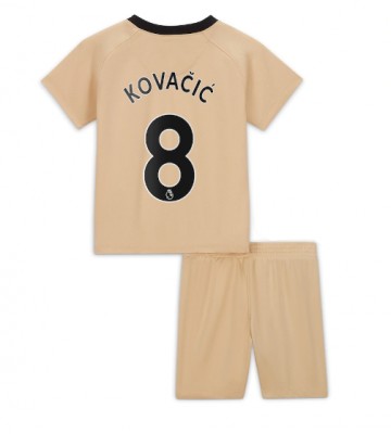 Chelsea Mateo Kovacic #8 Tredjedraktsett Barn 2022-23 Kortermet (+ Korte bukser)